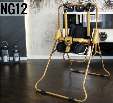 Huśtawka Stojąca Ogrodowa Domowa ADBOR N1 GOLD 3W1 LEŻACZEK kolor NG12