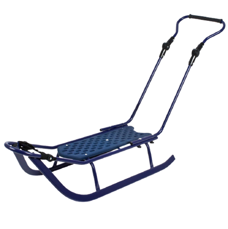 Popychacz - Prowadnik Regulowany do Sanek Piccolino kolor: Granatowy
