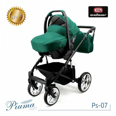 Wózek dziecięcy PIUMA 3w1 ULTRALEKKI + Torba + Pokrowiec + Moskitiera + Uchwyt na butelkę + Fotelik kolor: Ps-04