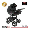 Wózek dziecięcy ADBOR NEMO 2w1 + Torba + Pokrowiec + Moskitiera (kolor: Biza Nbi-02)