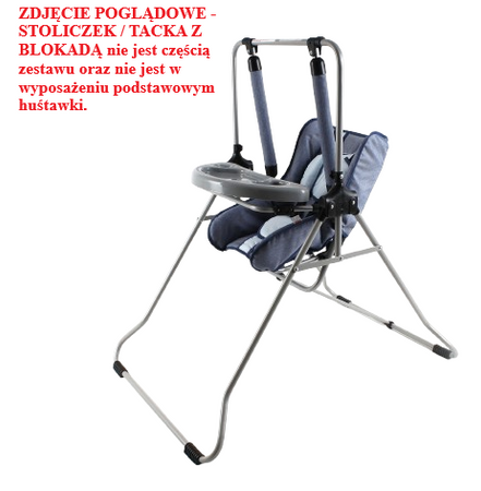 Stolik - Tacka z Blokadą do Huśtawki N1 - krzesełko do karmienia