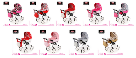 Torebka z możliwością zawieszenia na rączce - VIKI ADBOR - wybierz odpowiedni kolor !!!