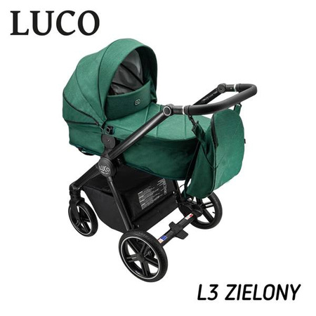 Wózek dziecięcy ADBOR OXV-3D 3w1 + Torba + Pokrowiec + Moskitiera + Uchwyt na butelkę + Fotelik Samochodowy (kolor: OXV-3D-01)