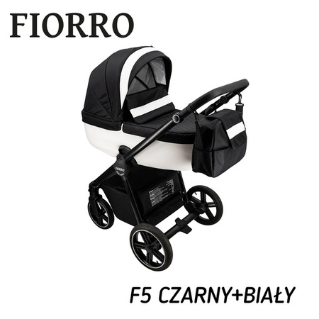 Wózek dziecięcy ADBOR FIORRO 3w1 + Torba + Pokrowiec + Moskitiera + Fotelik CAPRI (kolor: F5)